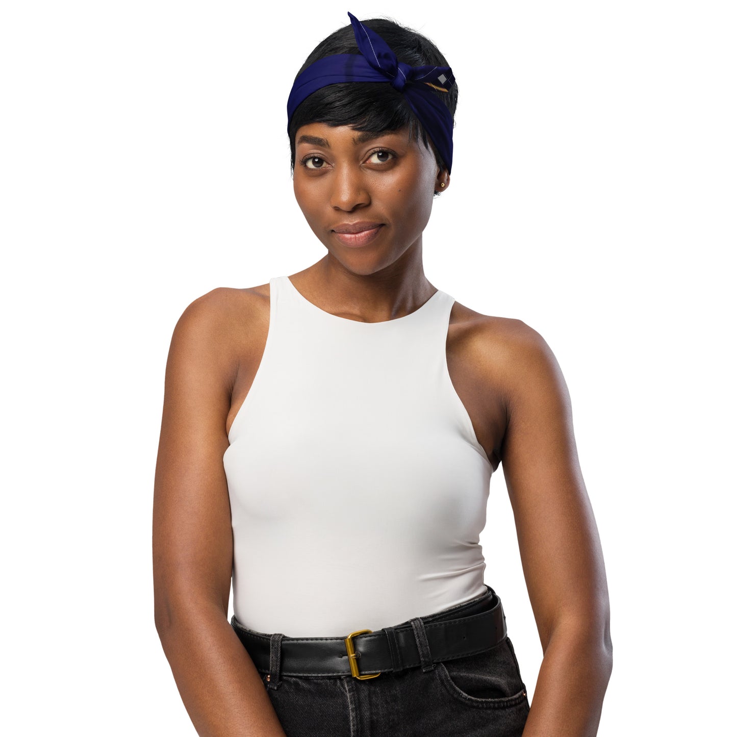 Kintsugi Blue Women's Bandana