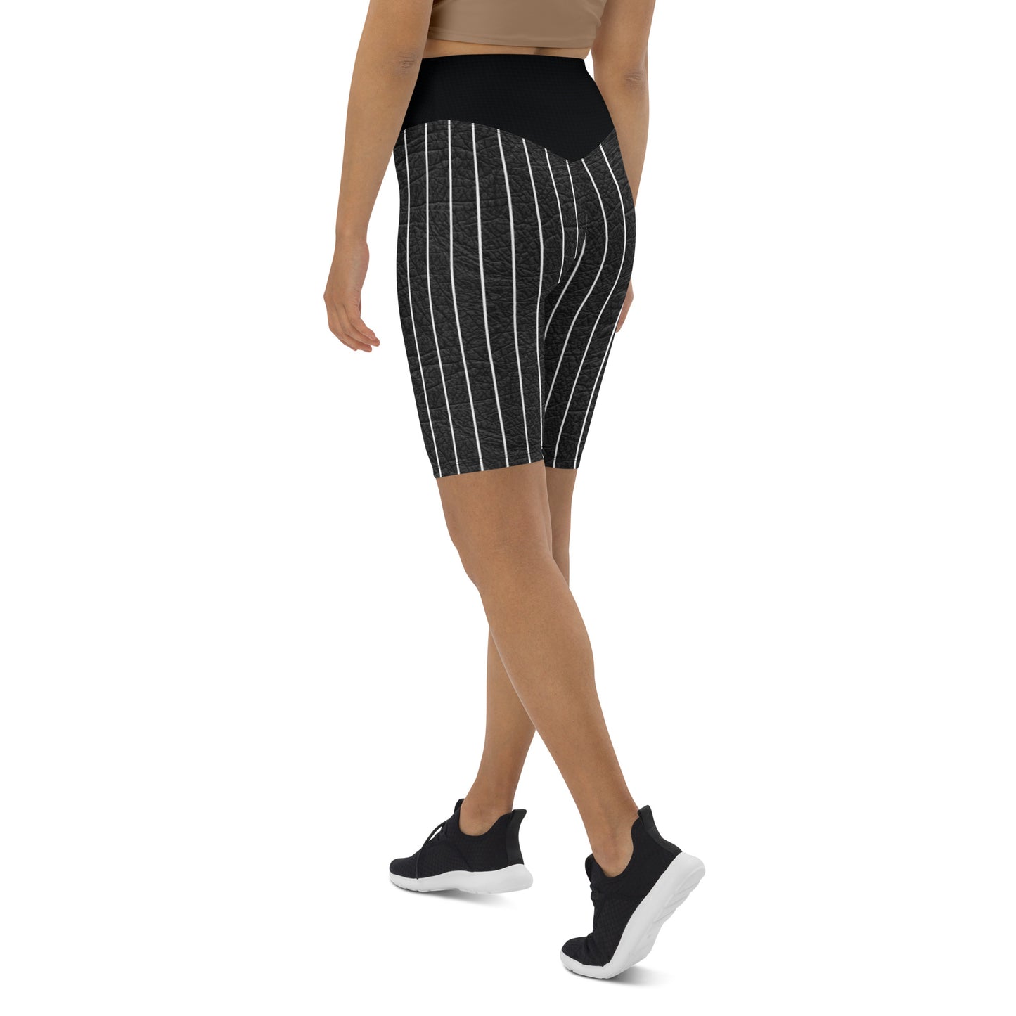 Biker shorts pintstriped men