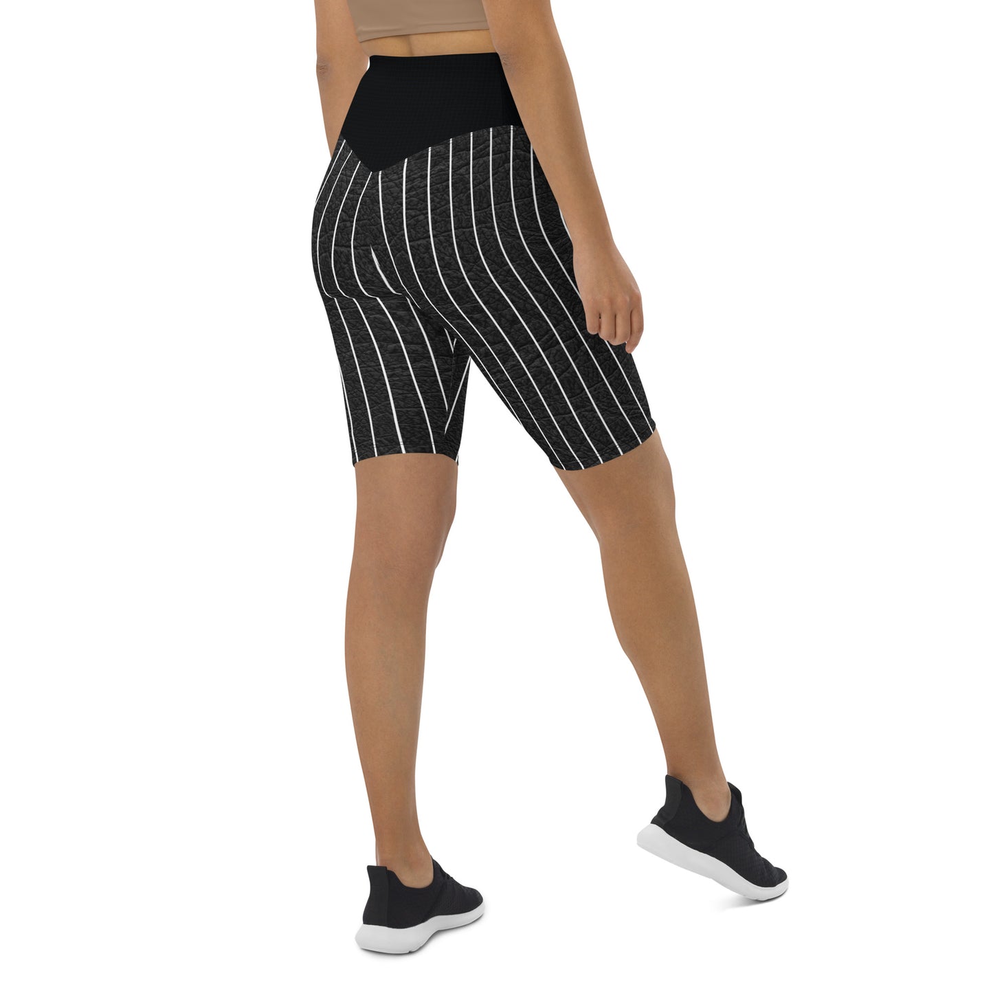 Biker shorts pintstriped men