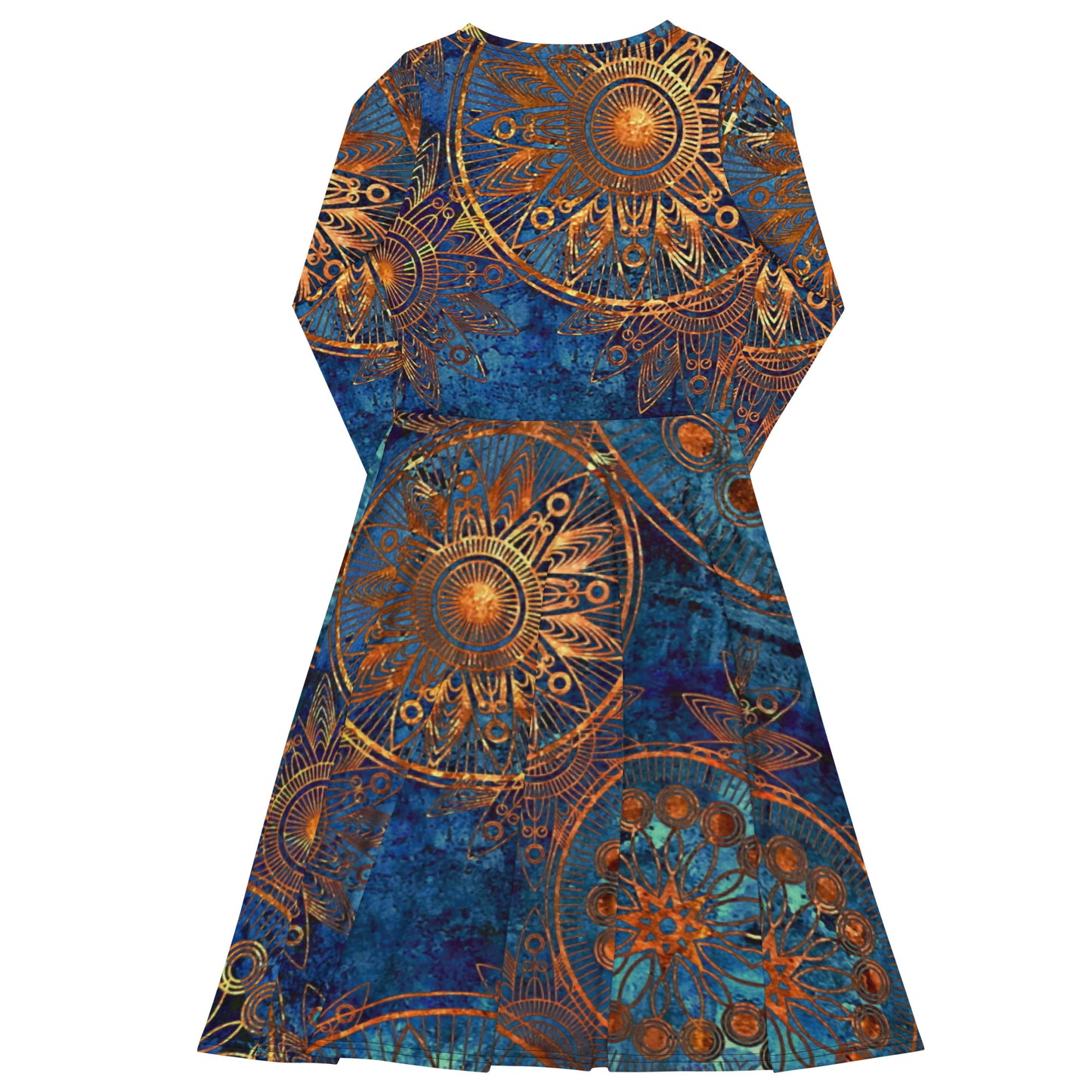 Gold Medal Kong Sleeve Midi Dress