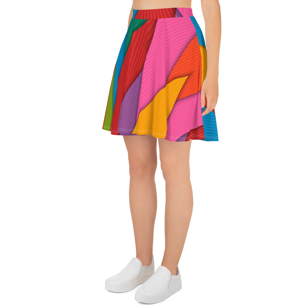 Geometric Butterfly Skirt