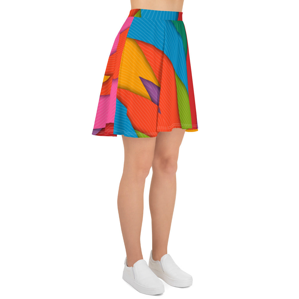 Geometric Butterfly Skirt