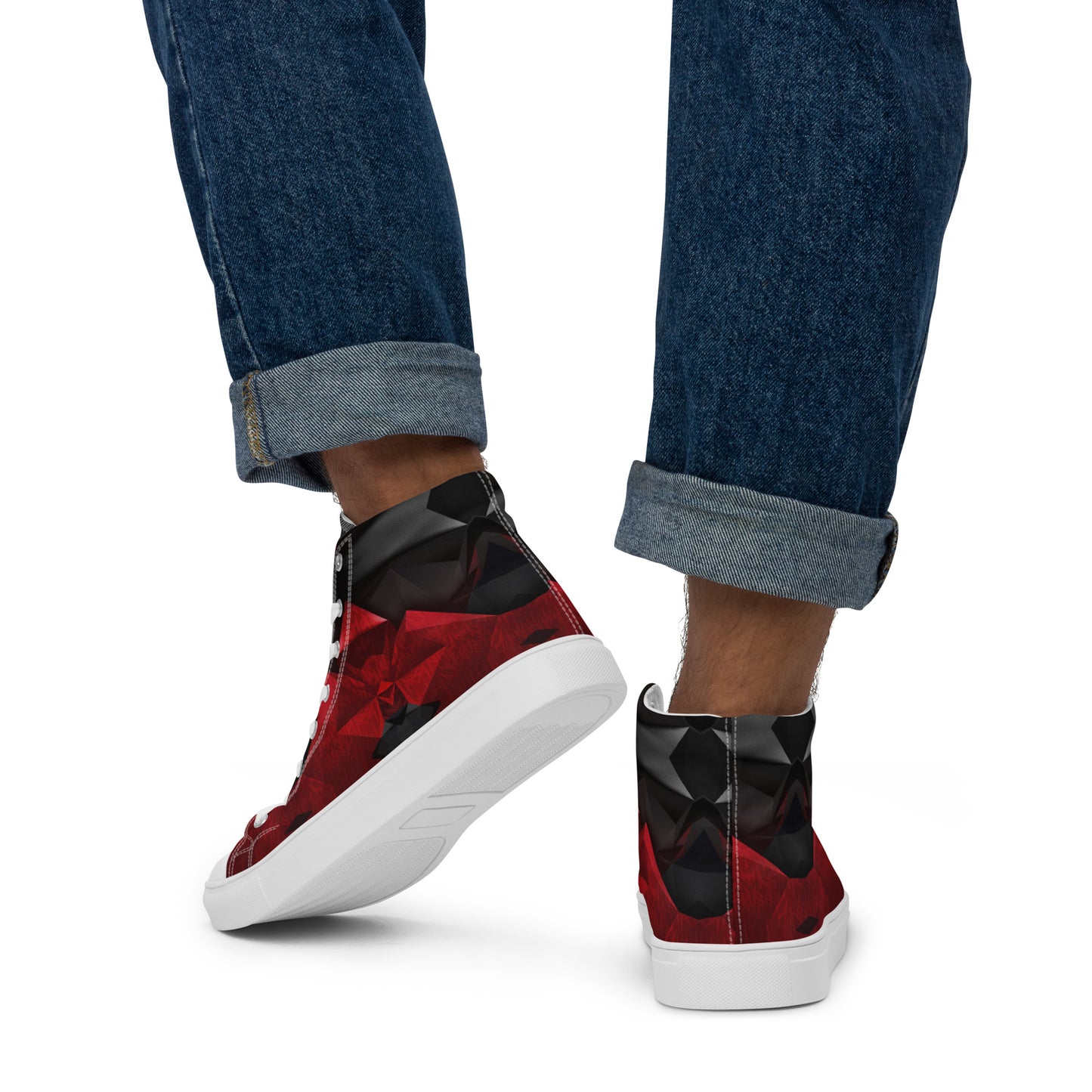 Red Diamonds Men’s Sneakers
