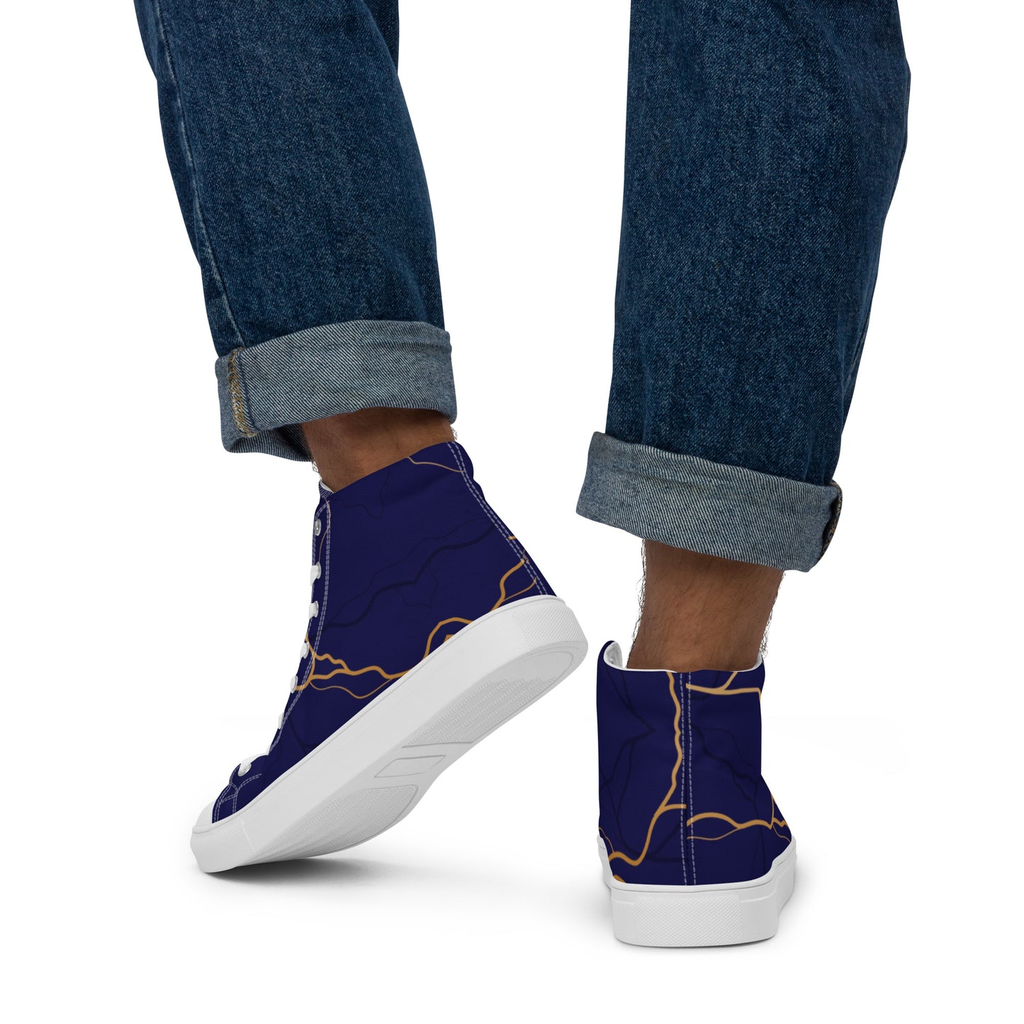 Kintsugi Blue Men’s Sneakers