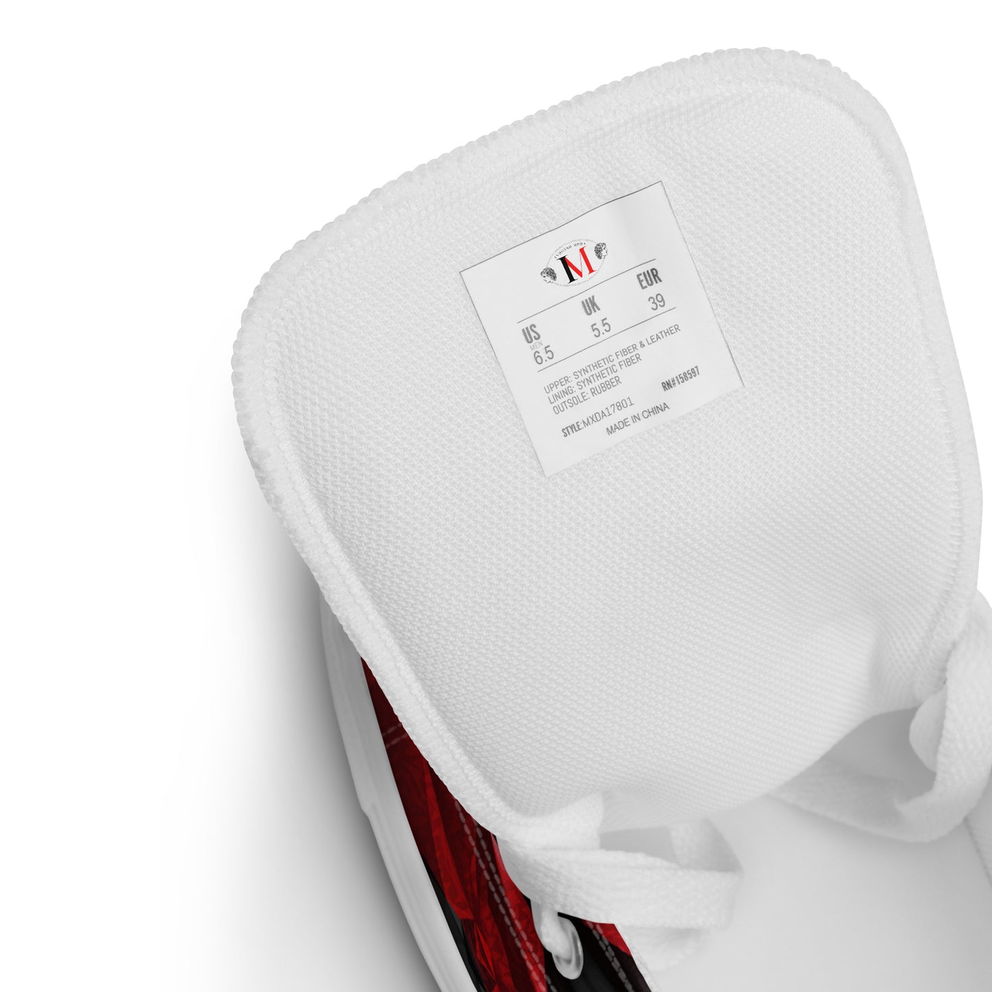 Red Diamonds Men’s Sneakers