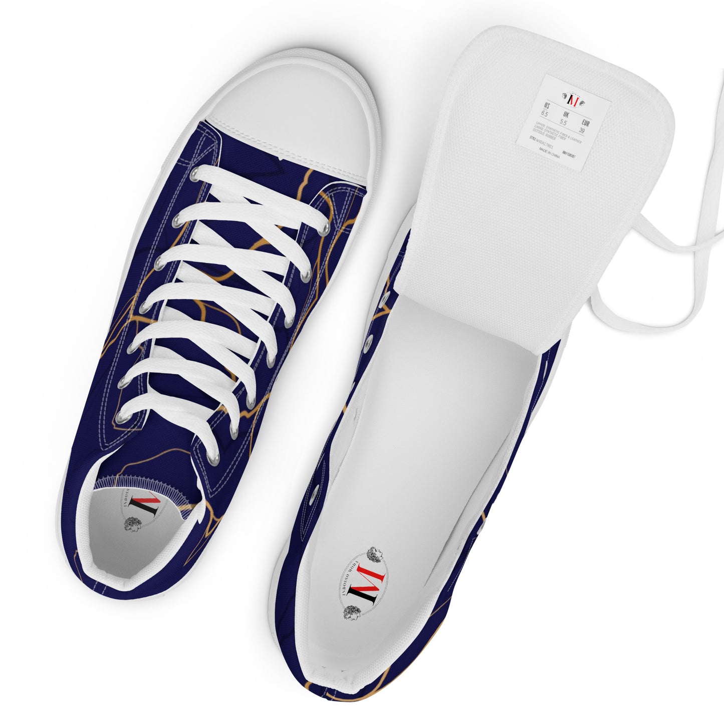Kintsugi Blue Men’s Sneakers