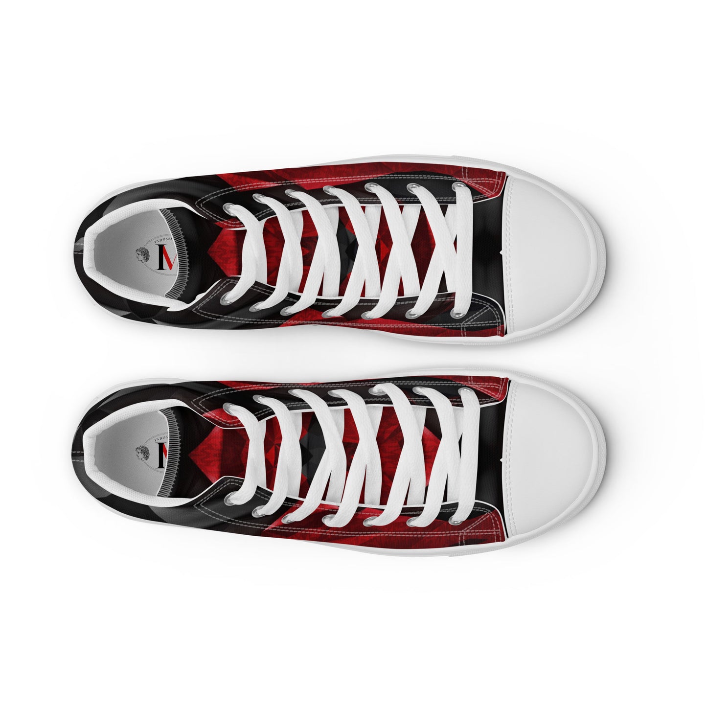 Red Diamonds Men’s Sneakers