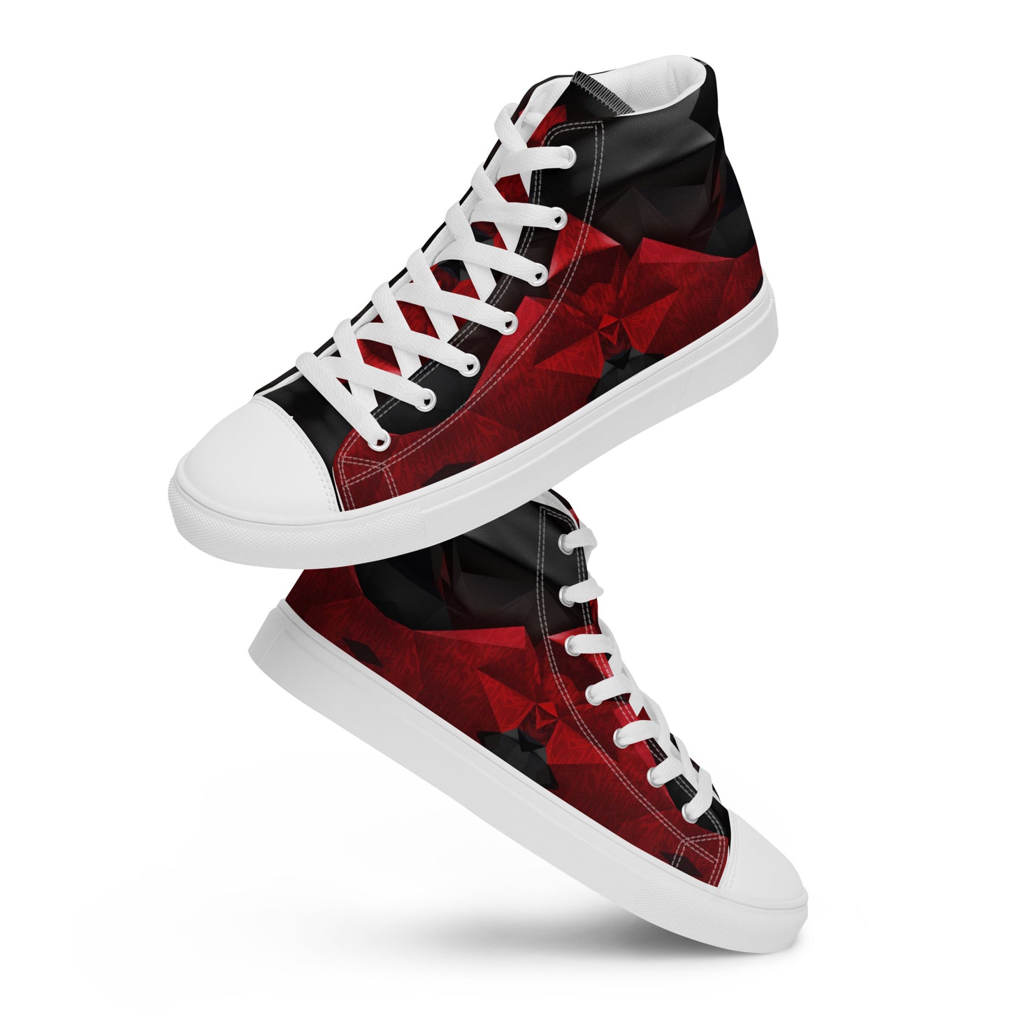 Red Diamonds Men’s Sneakers