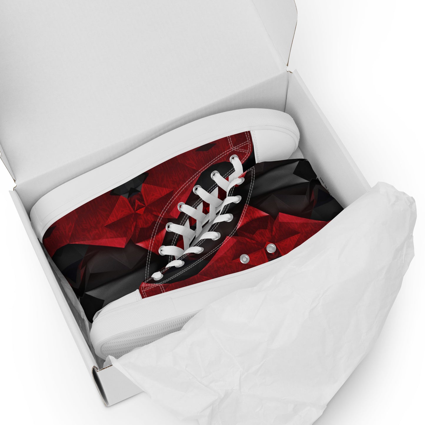 Red Diamonds Men’s Sneakers