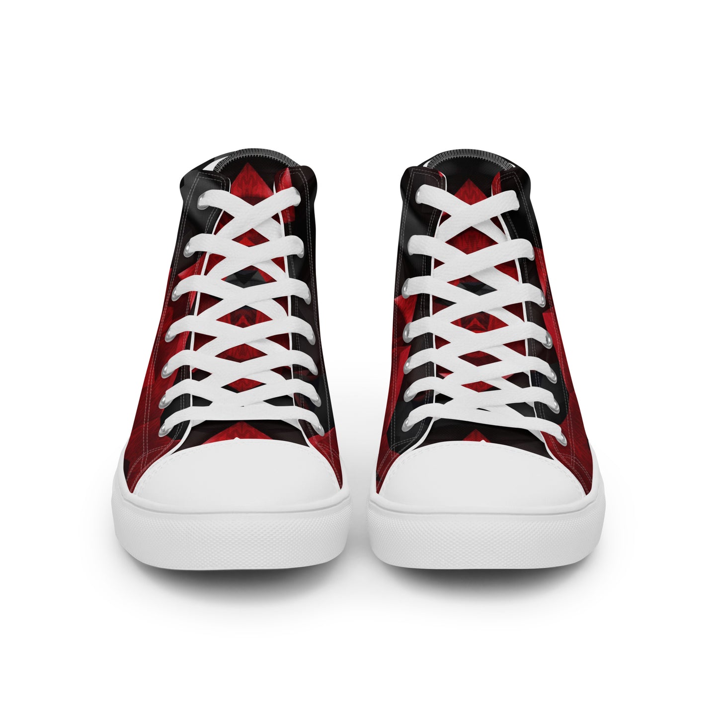 Red Diamonds Men’s Sneakers