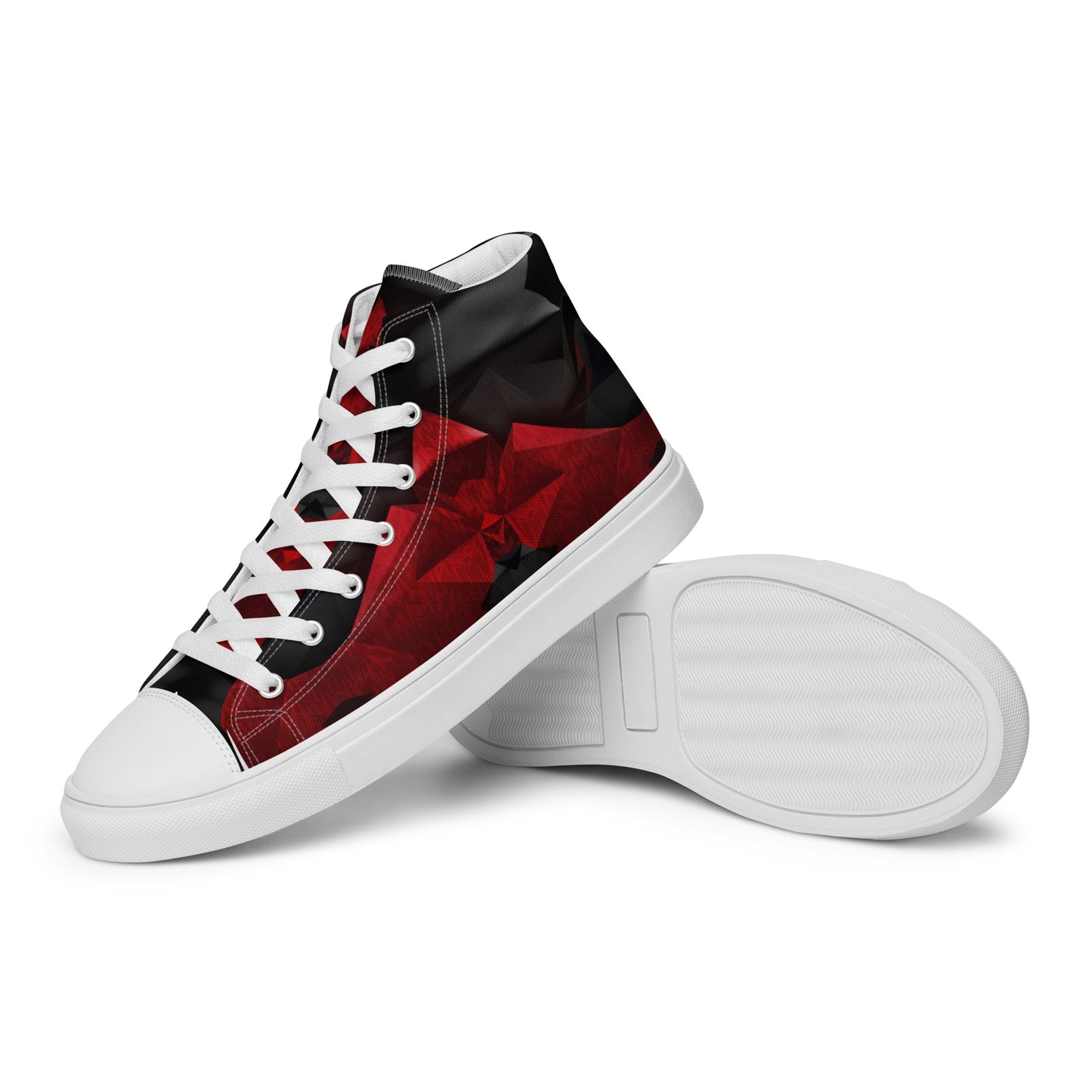Red Diamonds Men’s Sneakers