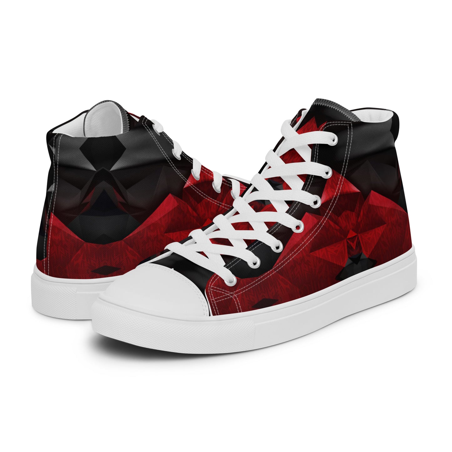 Red Diamonds Men’s Sneakers