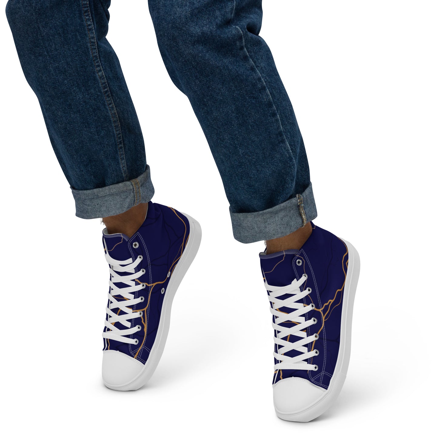 Kintsugi Blue Men’s Sneakers