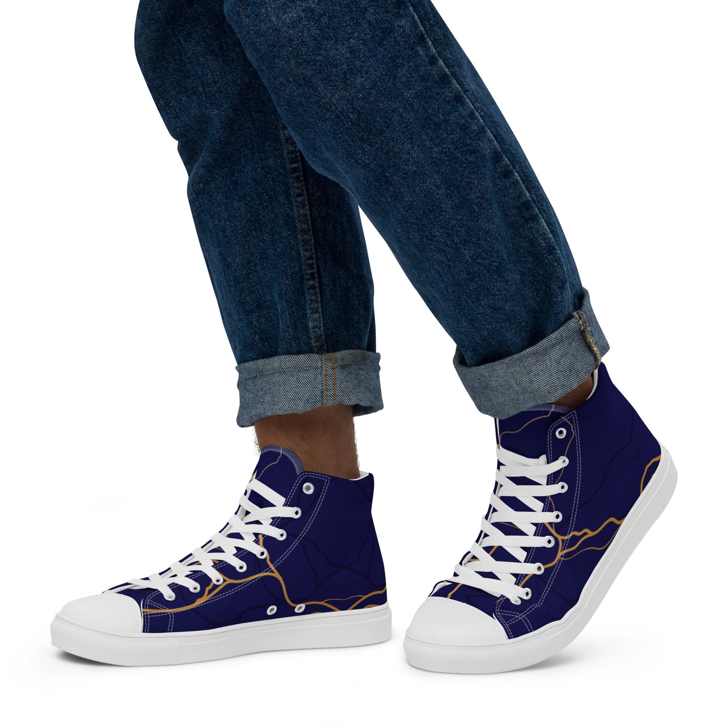 Kintsugi Blue Men’s Sneakers