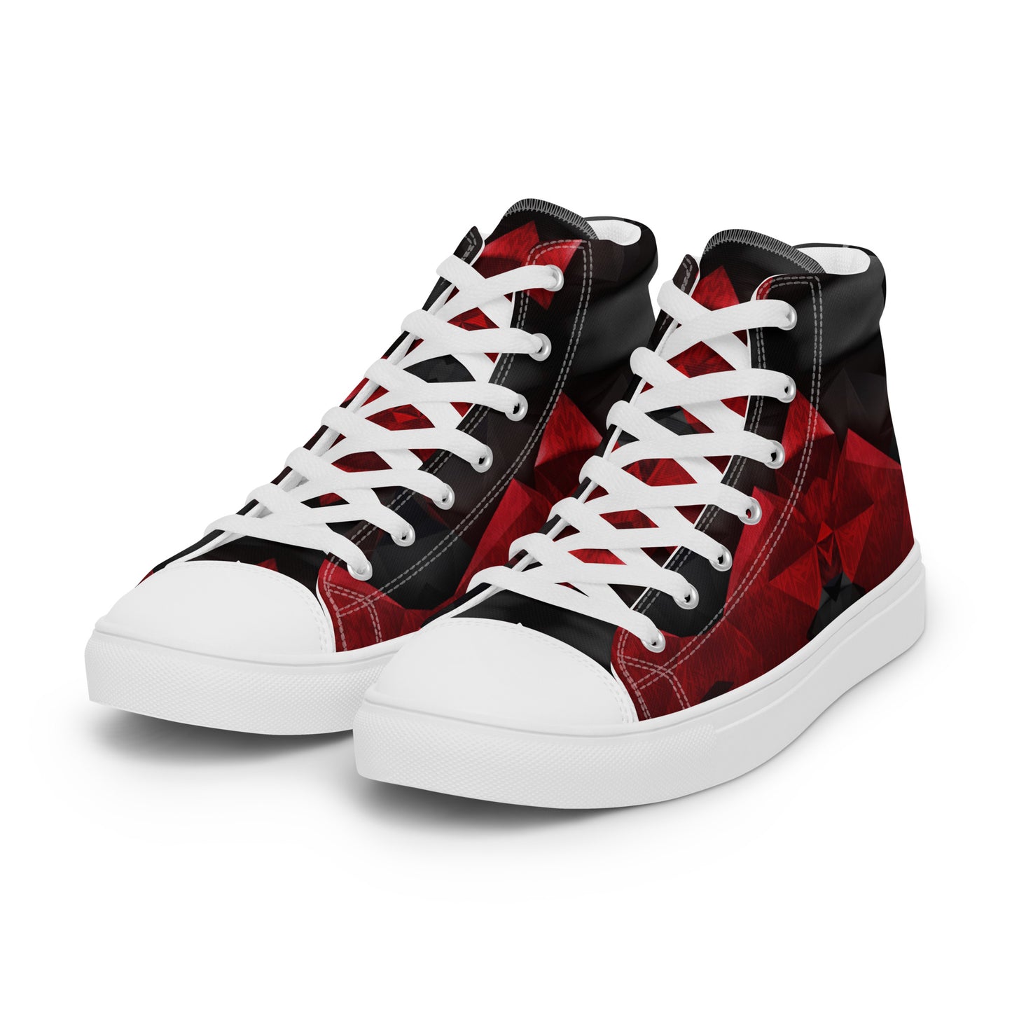 Red Diamonds Men’s Sneakers