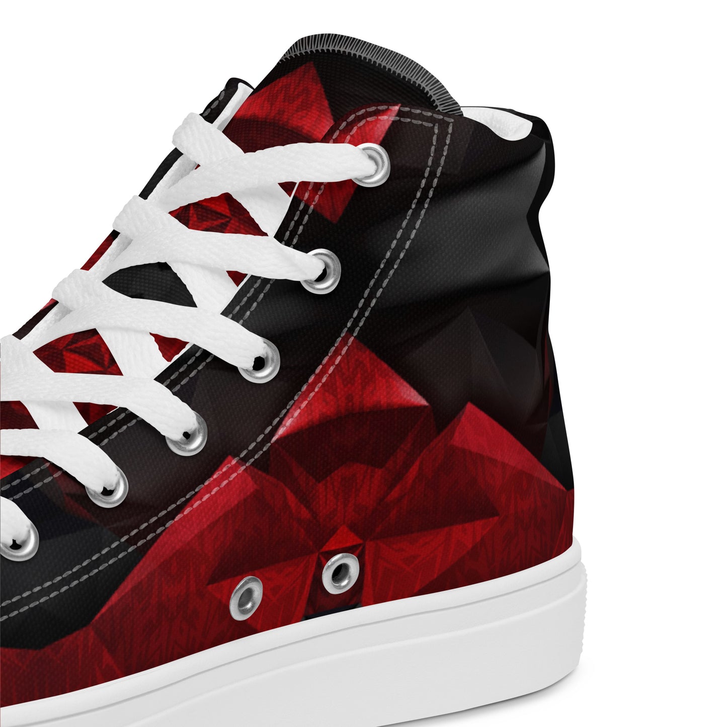 Red Diamonds Men’s Sneakers