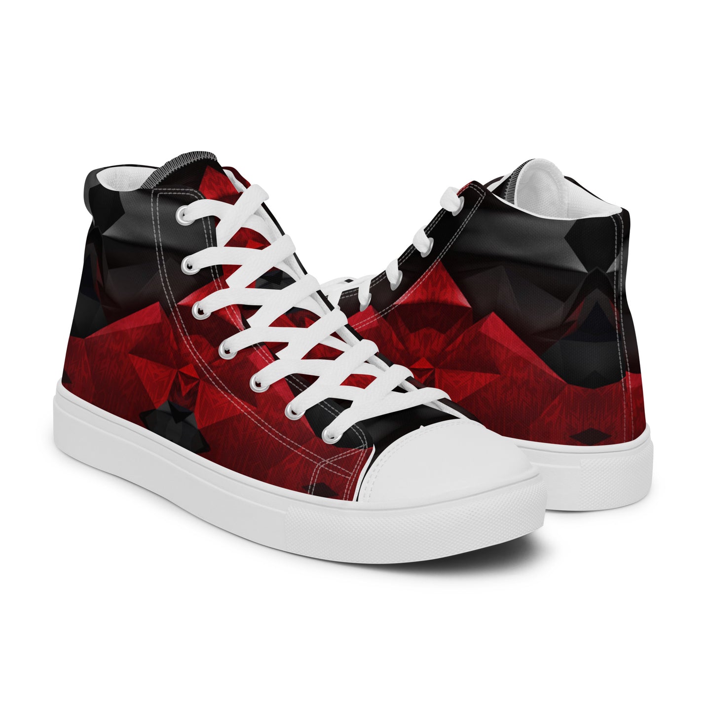 Red Diamonds Men’s Sneakers