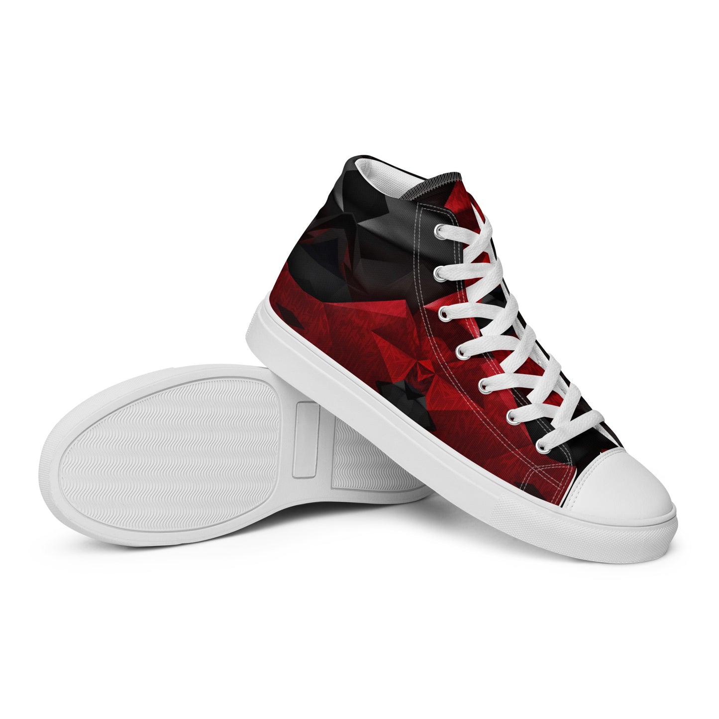 Red Diamonds Men’s Sneakers