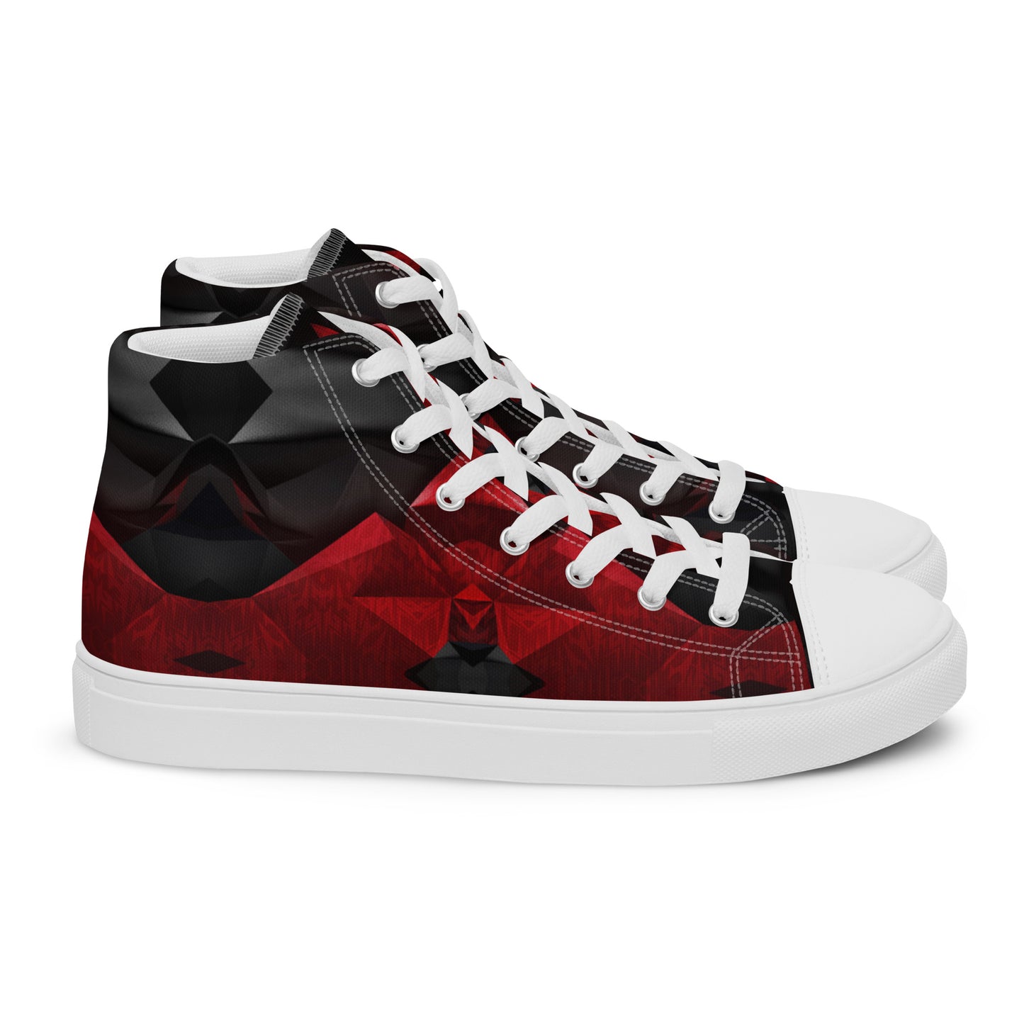 Red Diamonds Men’s Sneakers