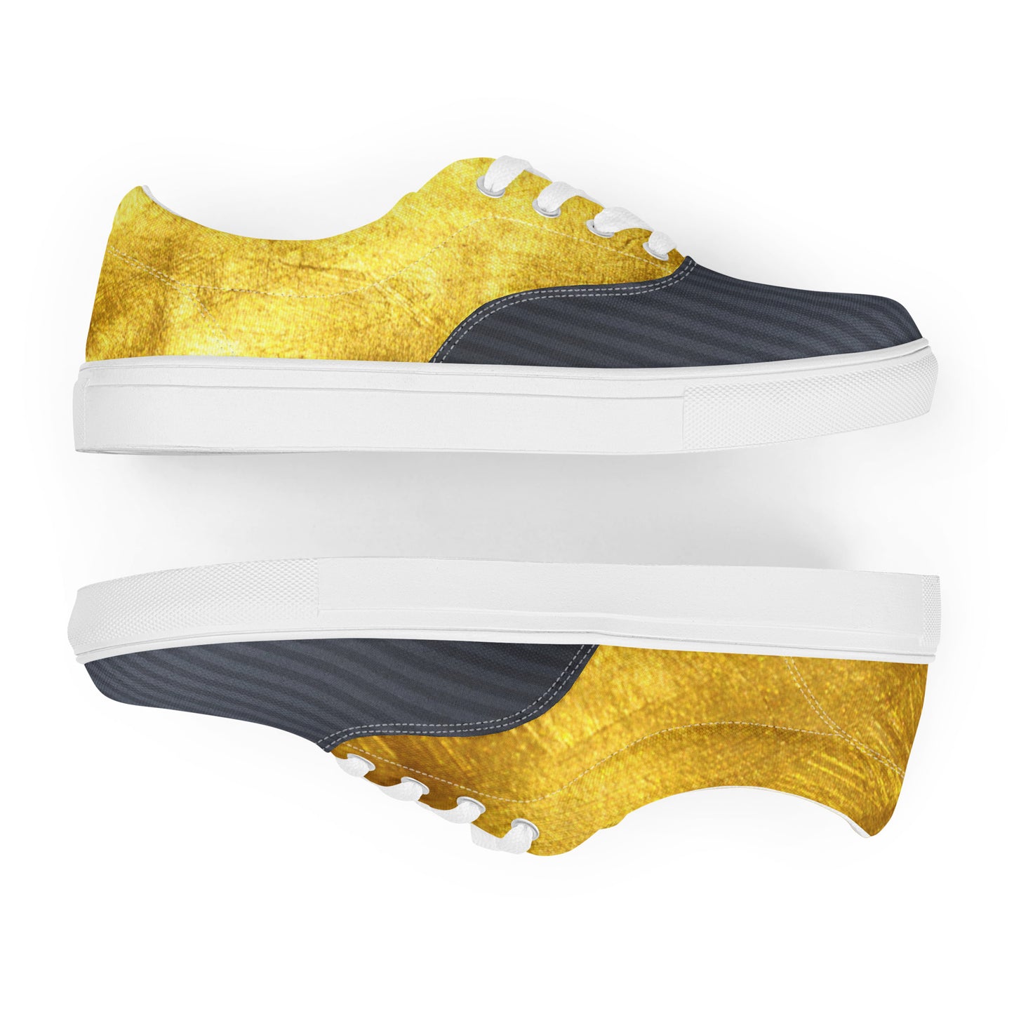 Gold & Black Men's Shoes