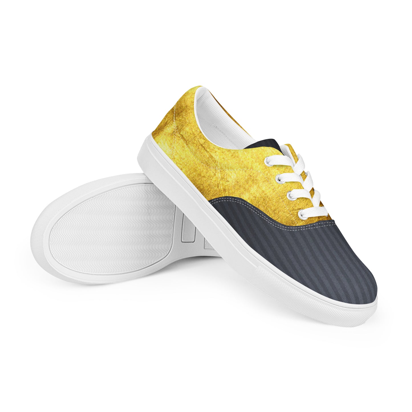 Gold & Black Men's Shoes