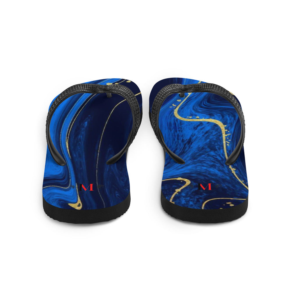 Kintsugi Blue Women's Flip-Flops