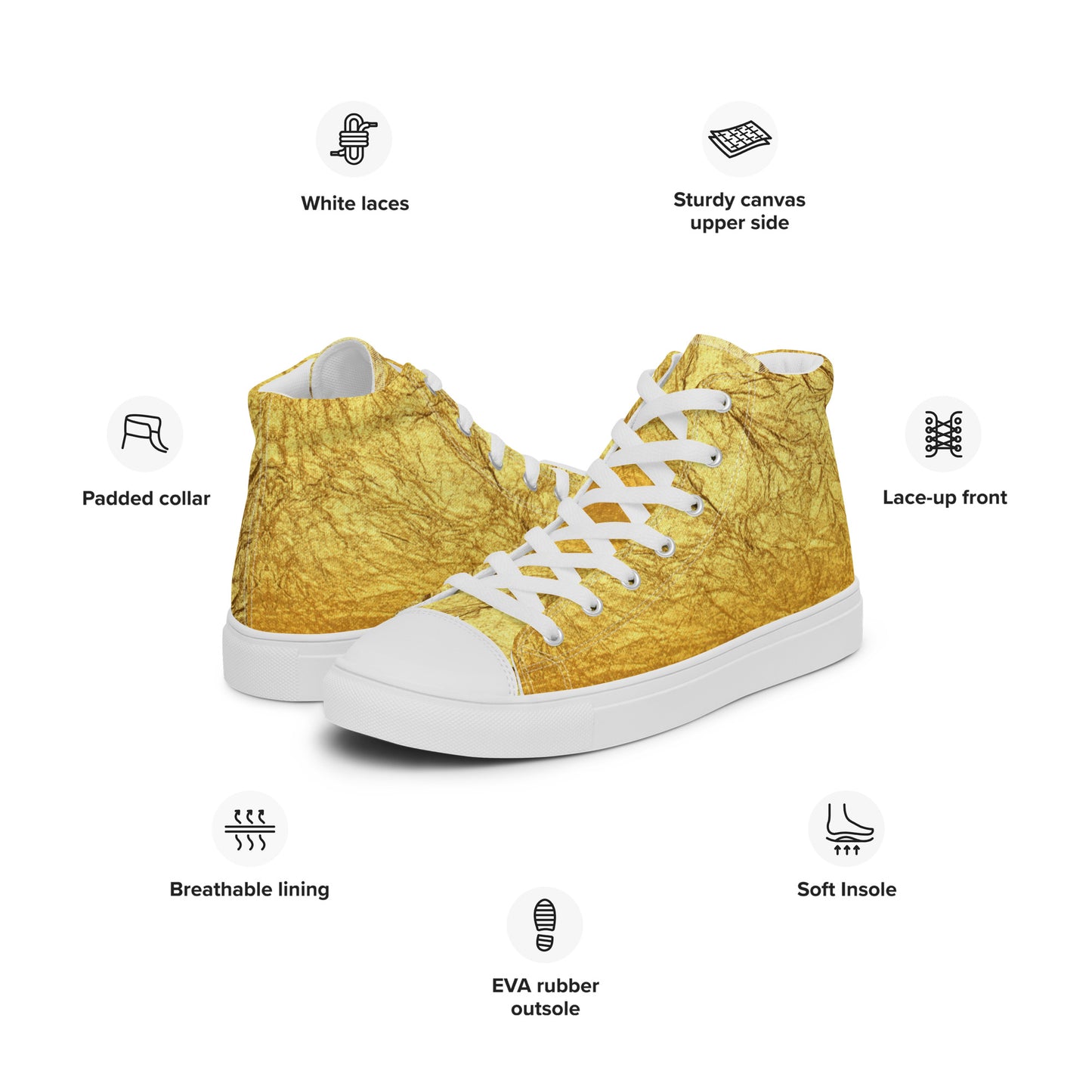 Gold Women’s Sneakers