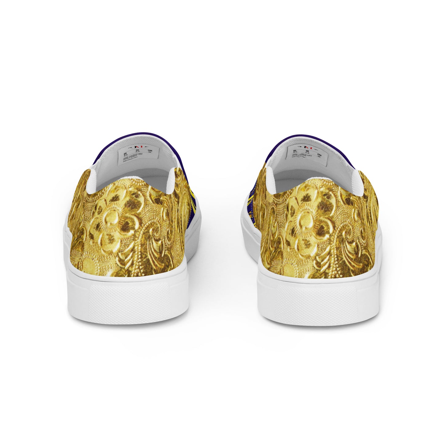 Gold & Blue Women's Shoes