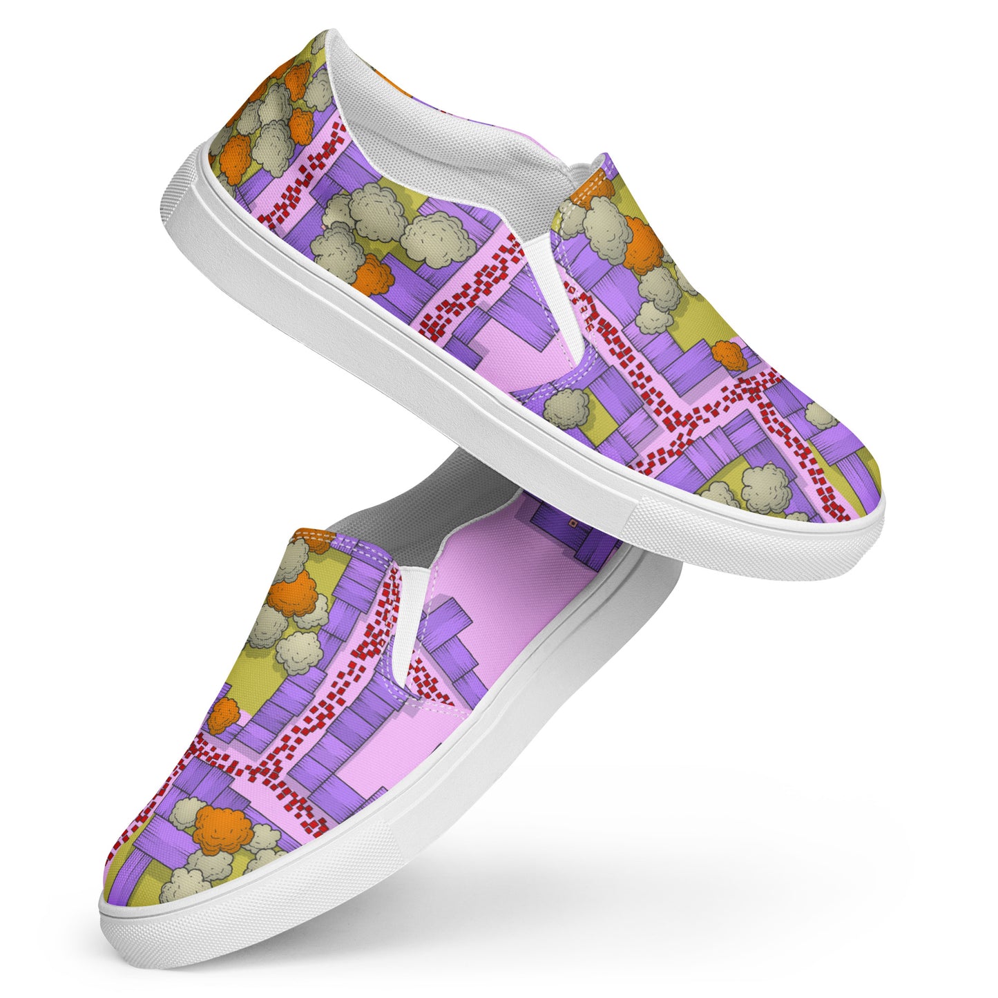 Scarpe Senza Lacci Uomo Scarpe In Tela Vagabond Rosé Streetwear