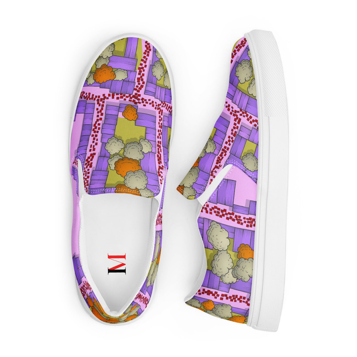 Scarpe Senza Lacci Uomo Scarpe In Tela Vagabond Rosé Streetwear