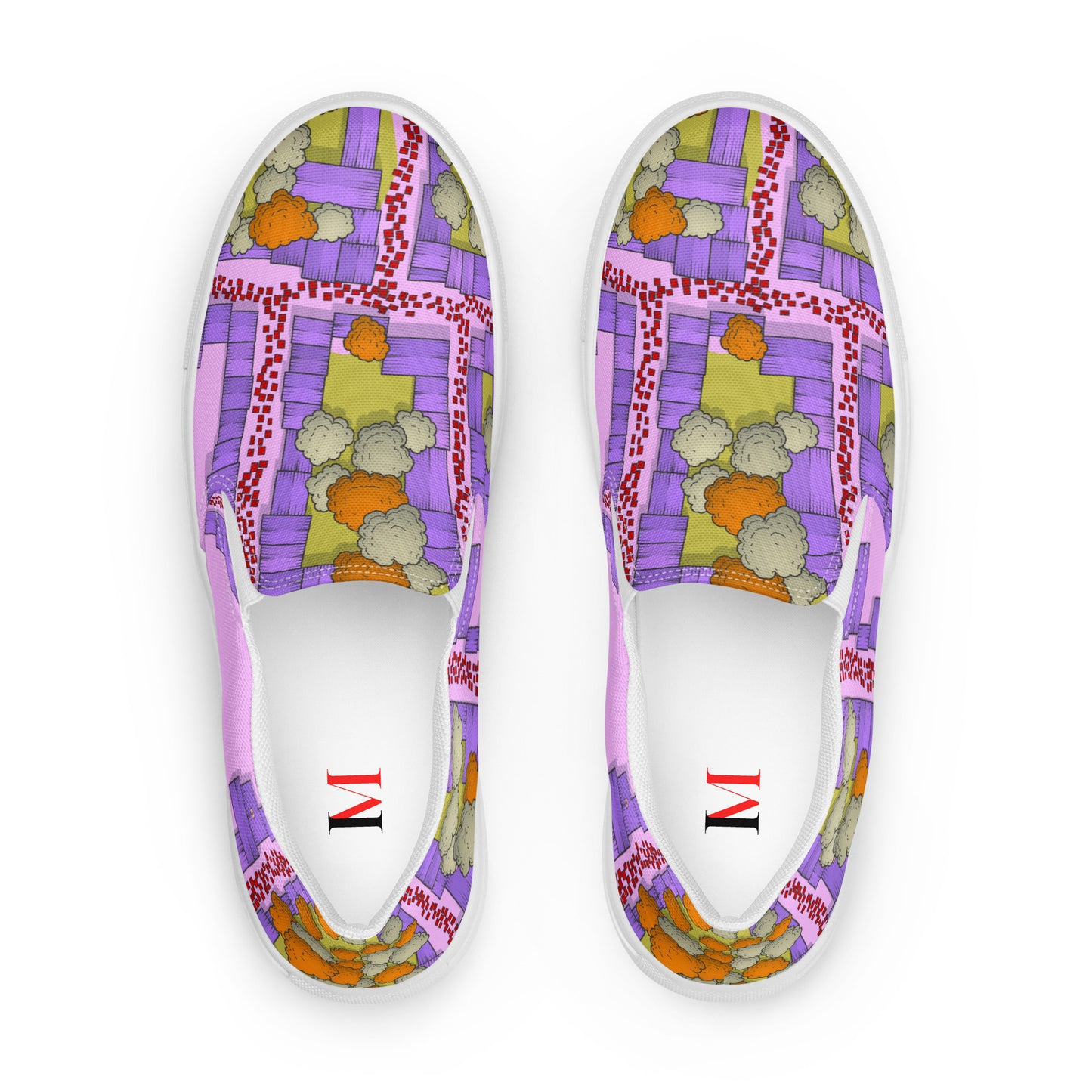 Scarpe Senza Lacci Uomo Scarpe In Tela Vagabond Rosé Streetwear