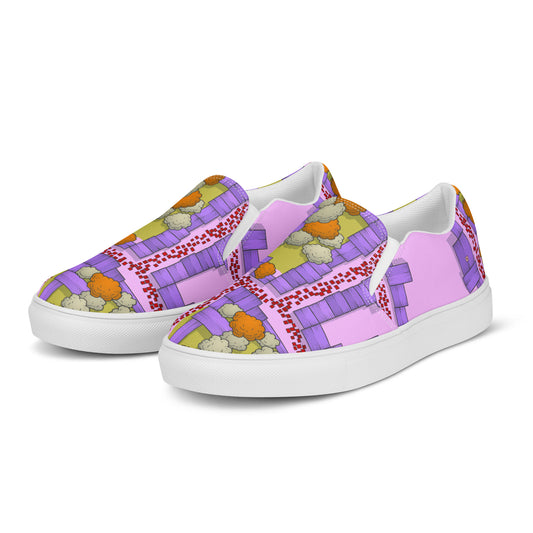 Scarpe Senza Lacci Uomo Scarpe In Tela Vagabond Rosé Streetwear