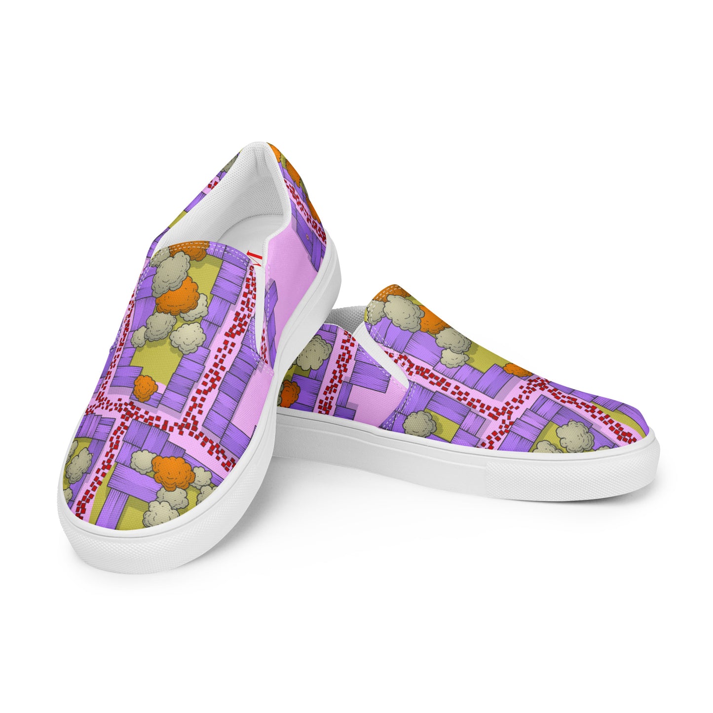 Scarpe Senza Lacci Uomo Scarpe In Tela Vagabond Rosé Streetwear