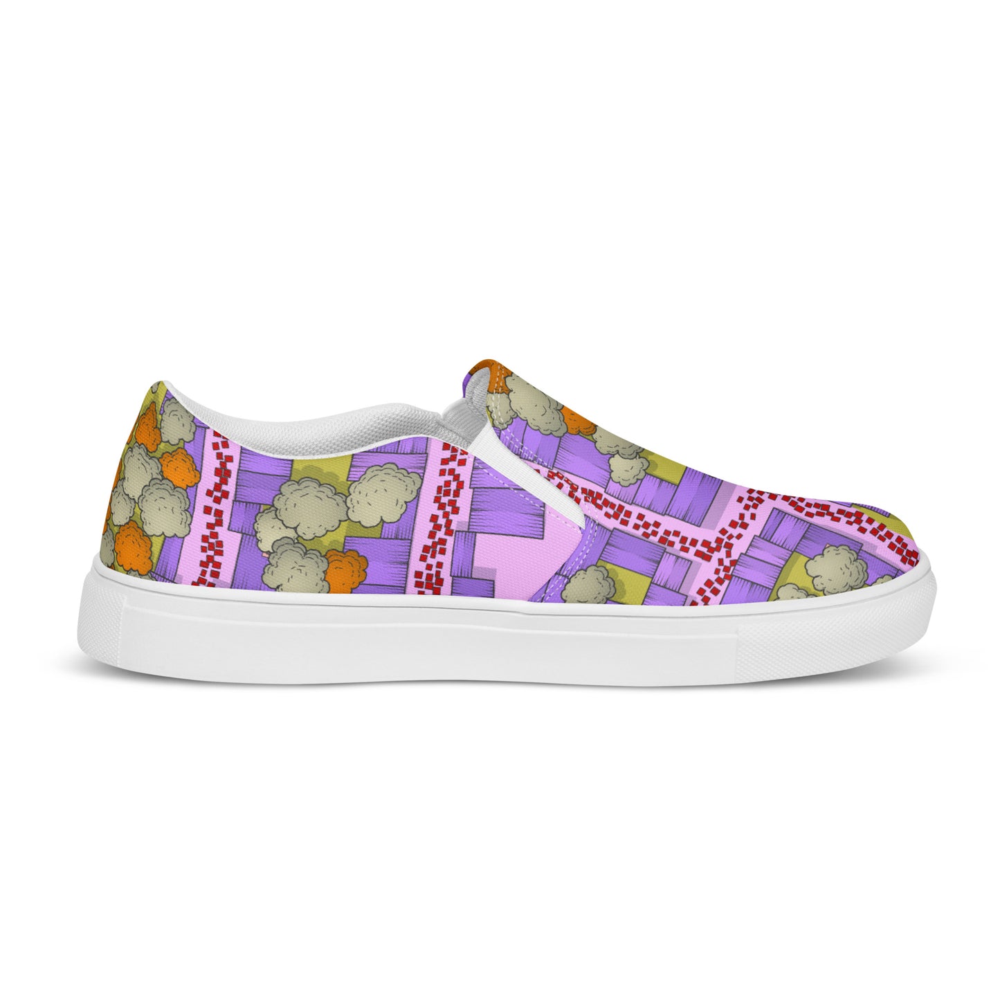 Scarpe Senza Lacci Uomo Scarpe In Tela Vagabond Rosé Streetwear