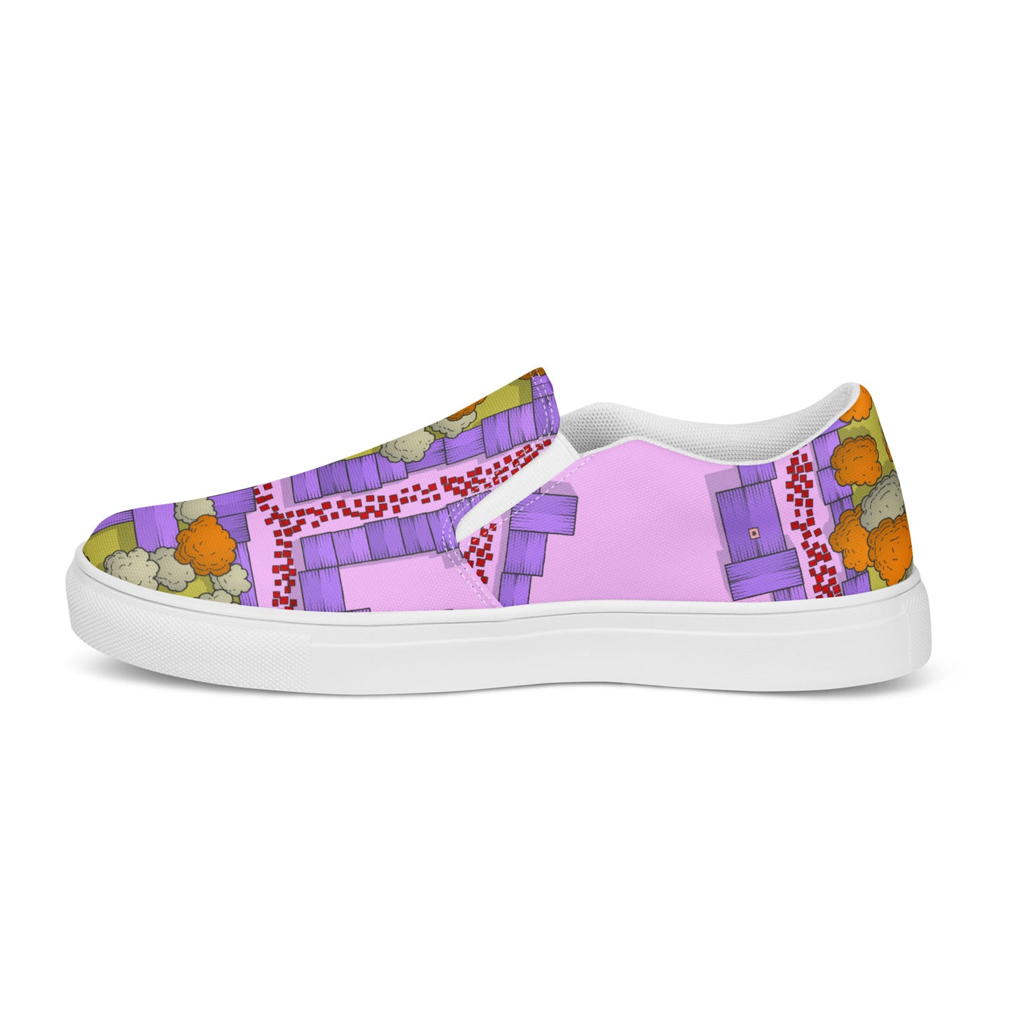 Scarpe Senza Lacci Uomo Scarpe In Tela Vagabond Rosé Streetwear