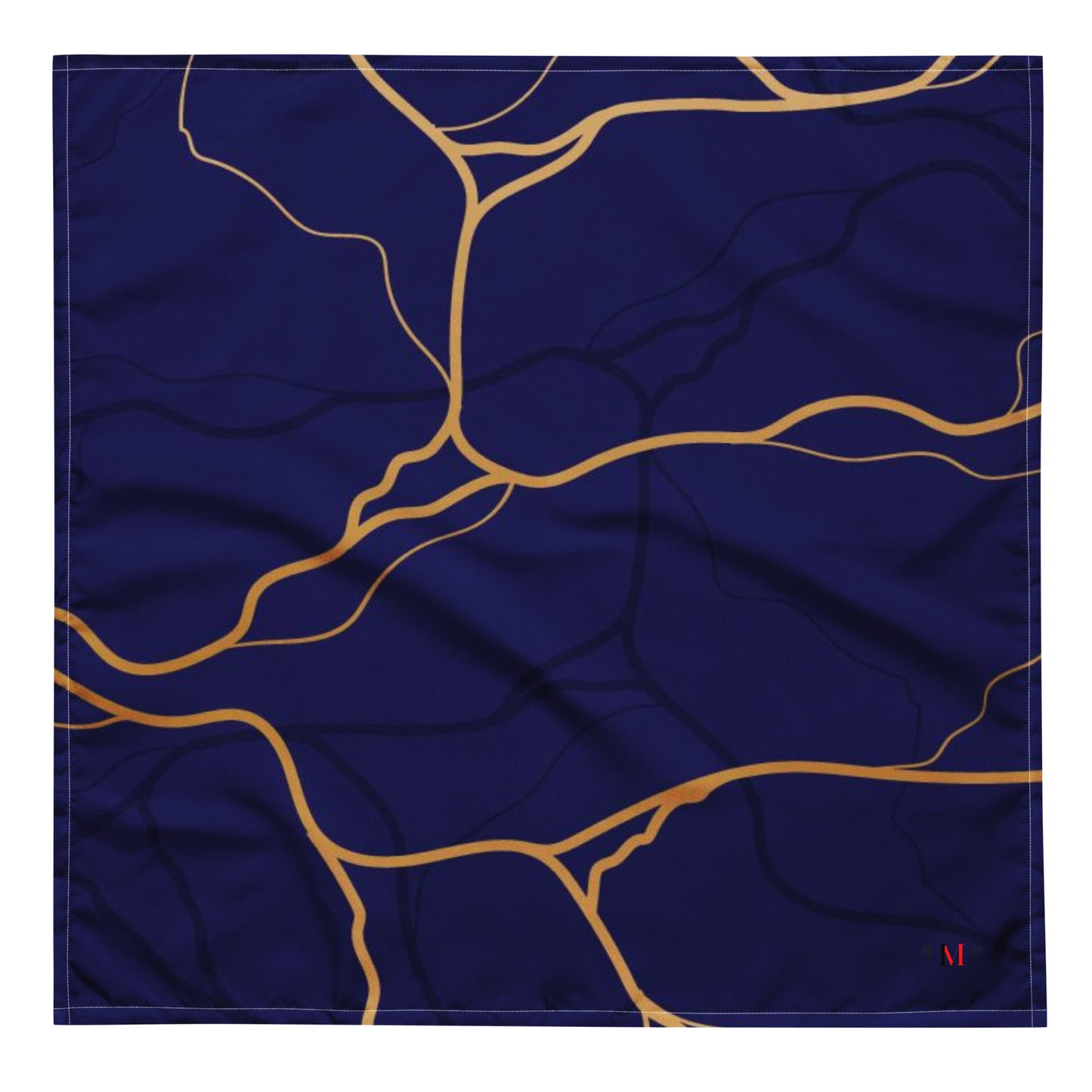 Kintsugi Blue Women's Bandana
