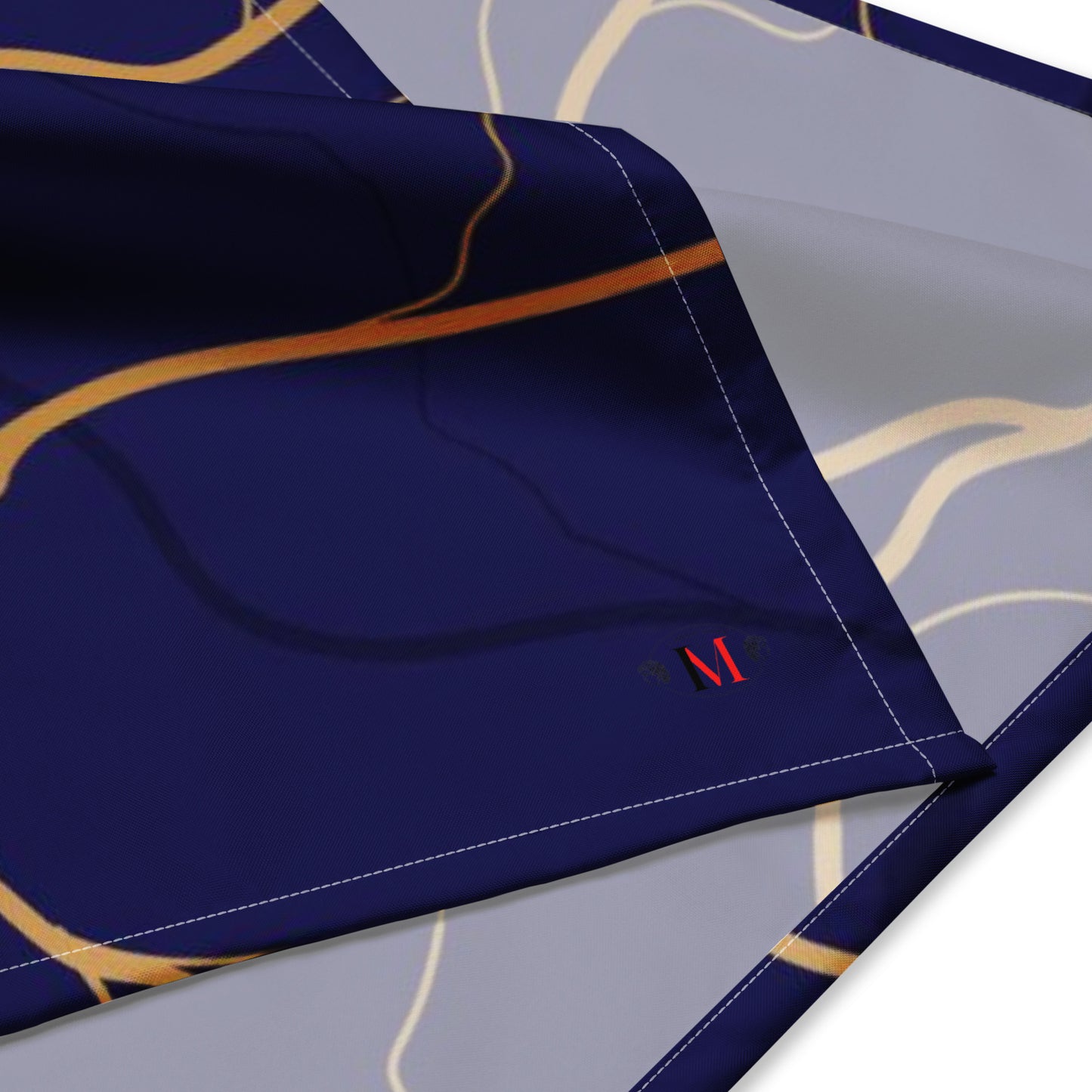 Kintsugi Blue Women's Bandana
