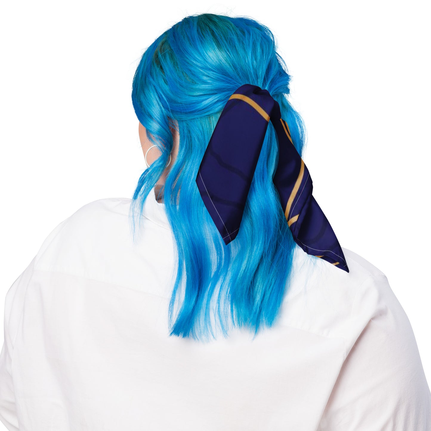 Kintsugi Blue Women's Bandana