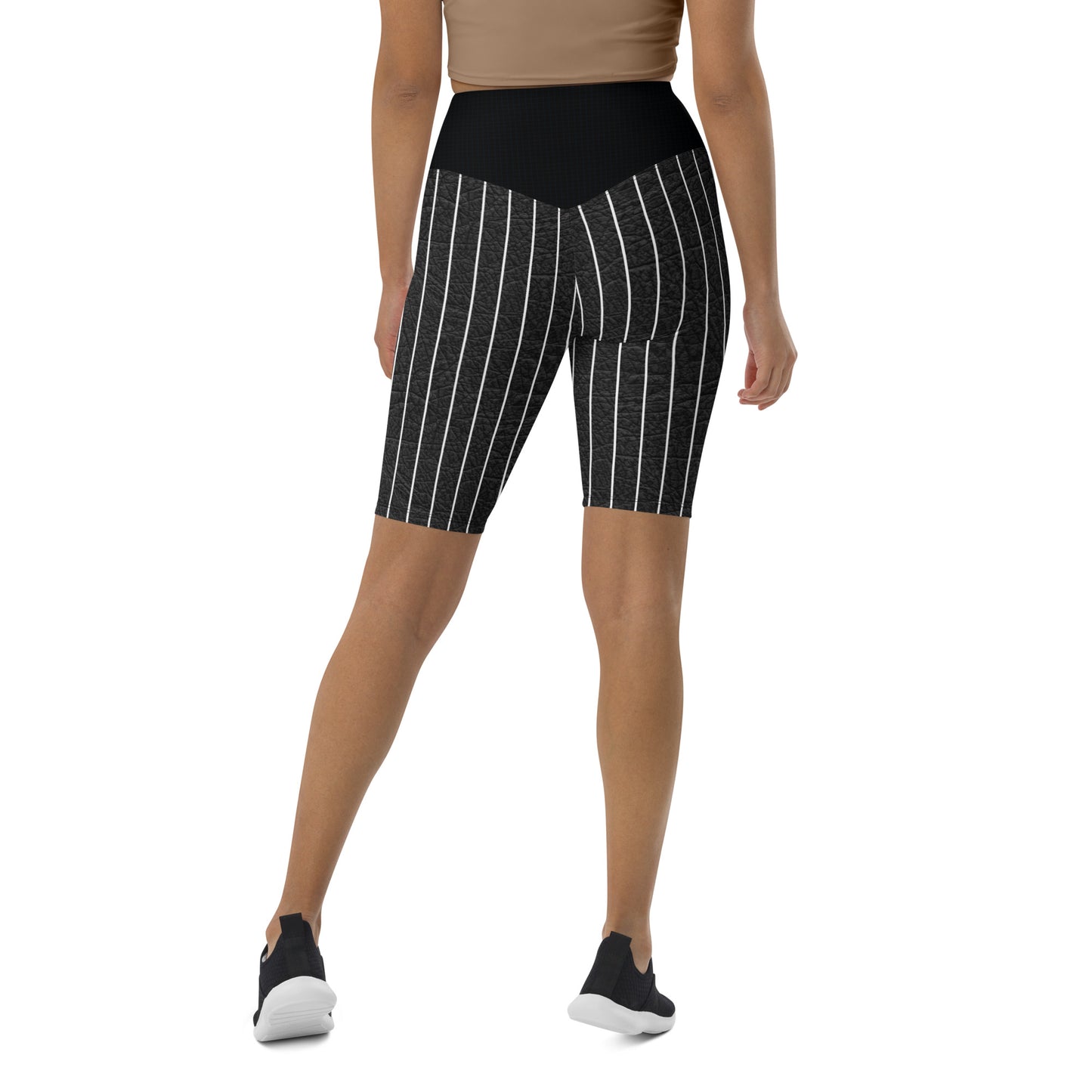 Biker shorts pintstriped men