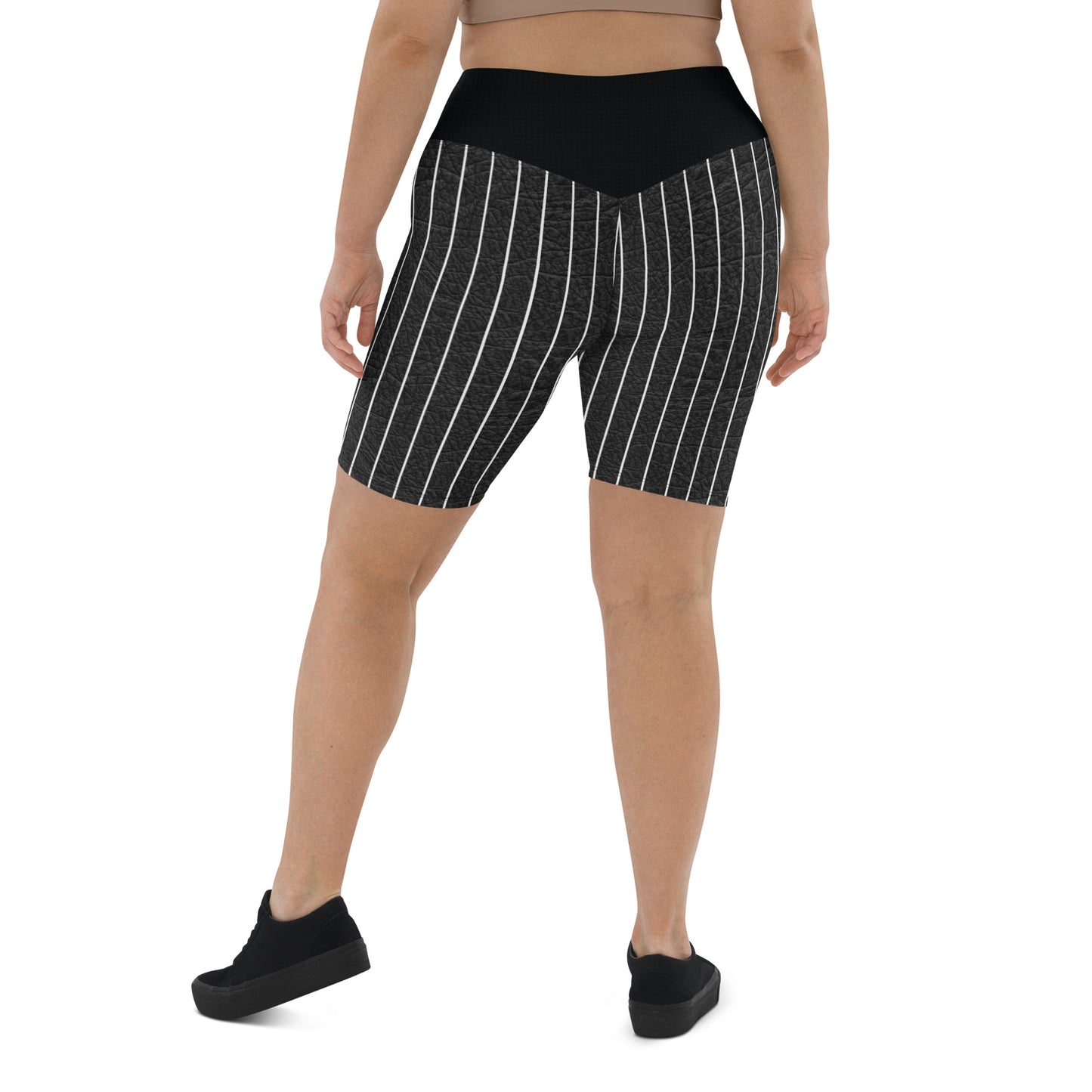 Biker shorts pintstriped men