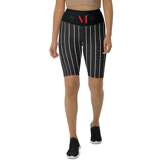 Biker shorts pintstriped men