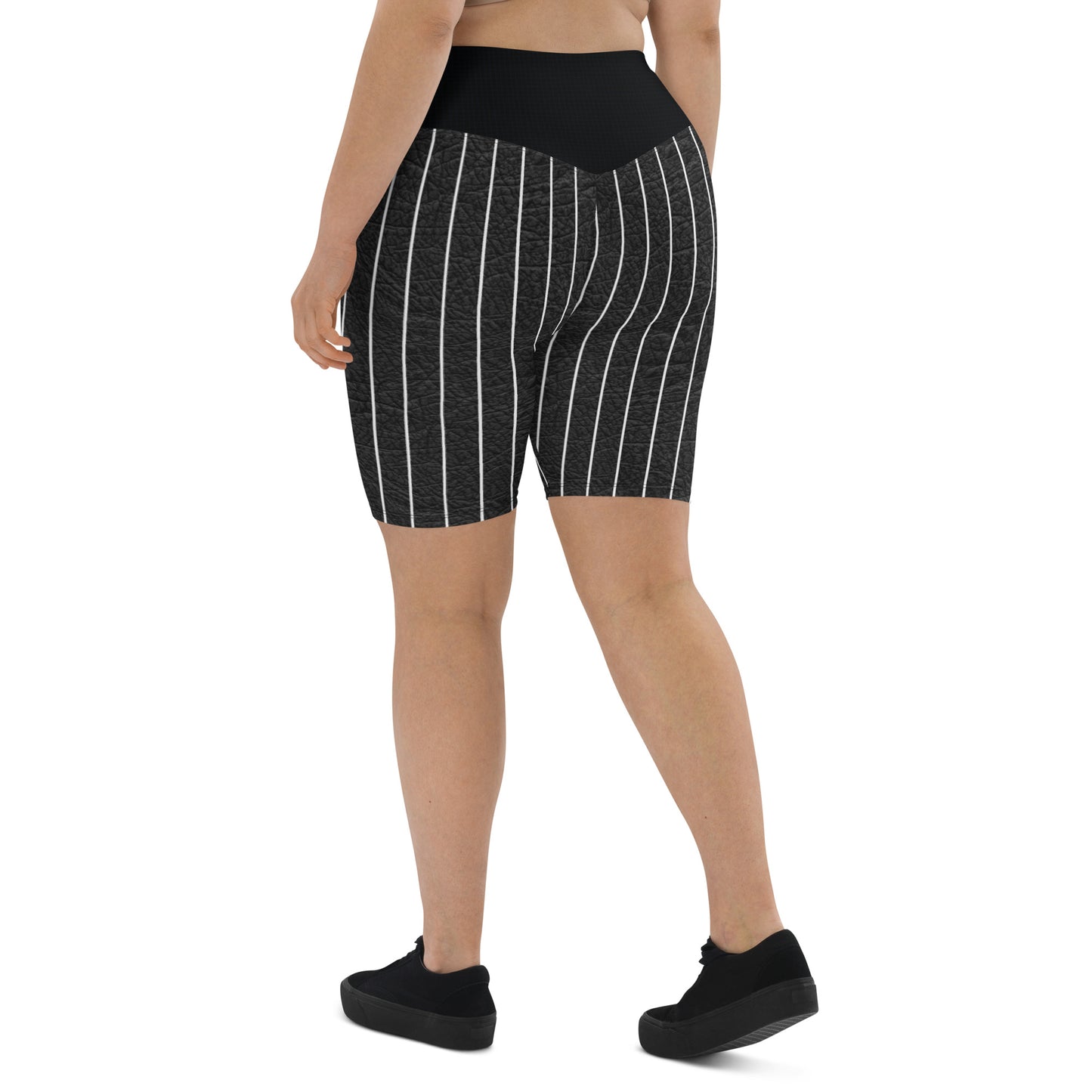 Biker shorts pintstriped men