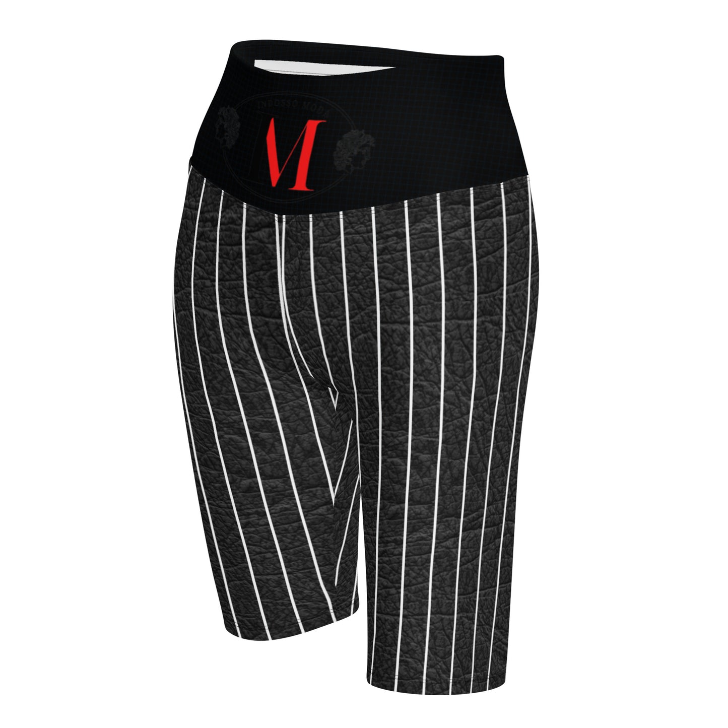 Biker shorts pintstriped men