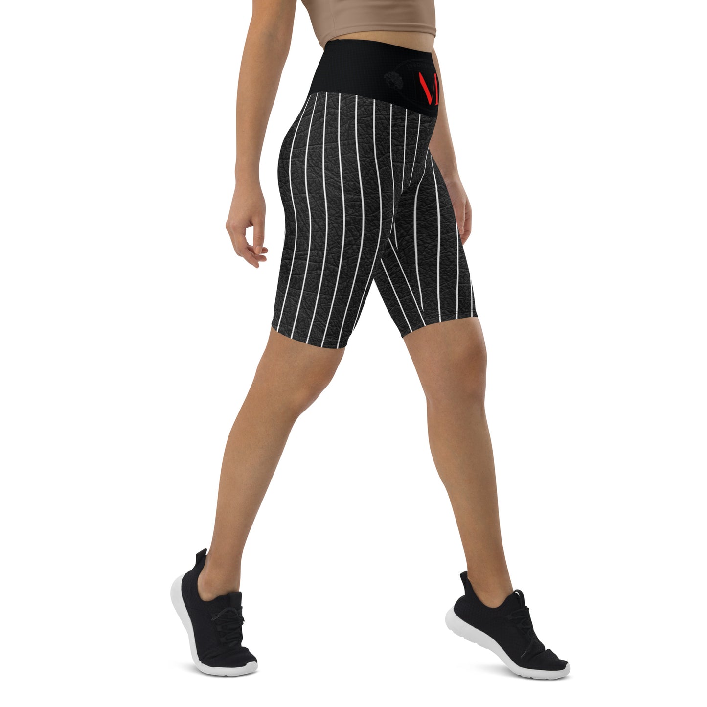 Biker shorts pintstriped men