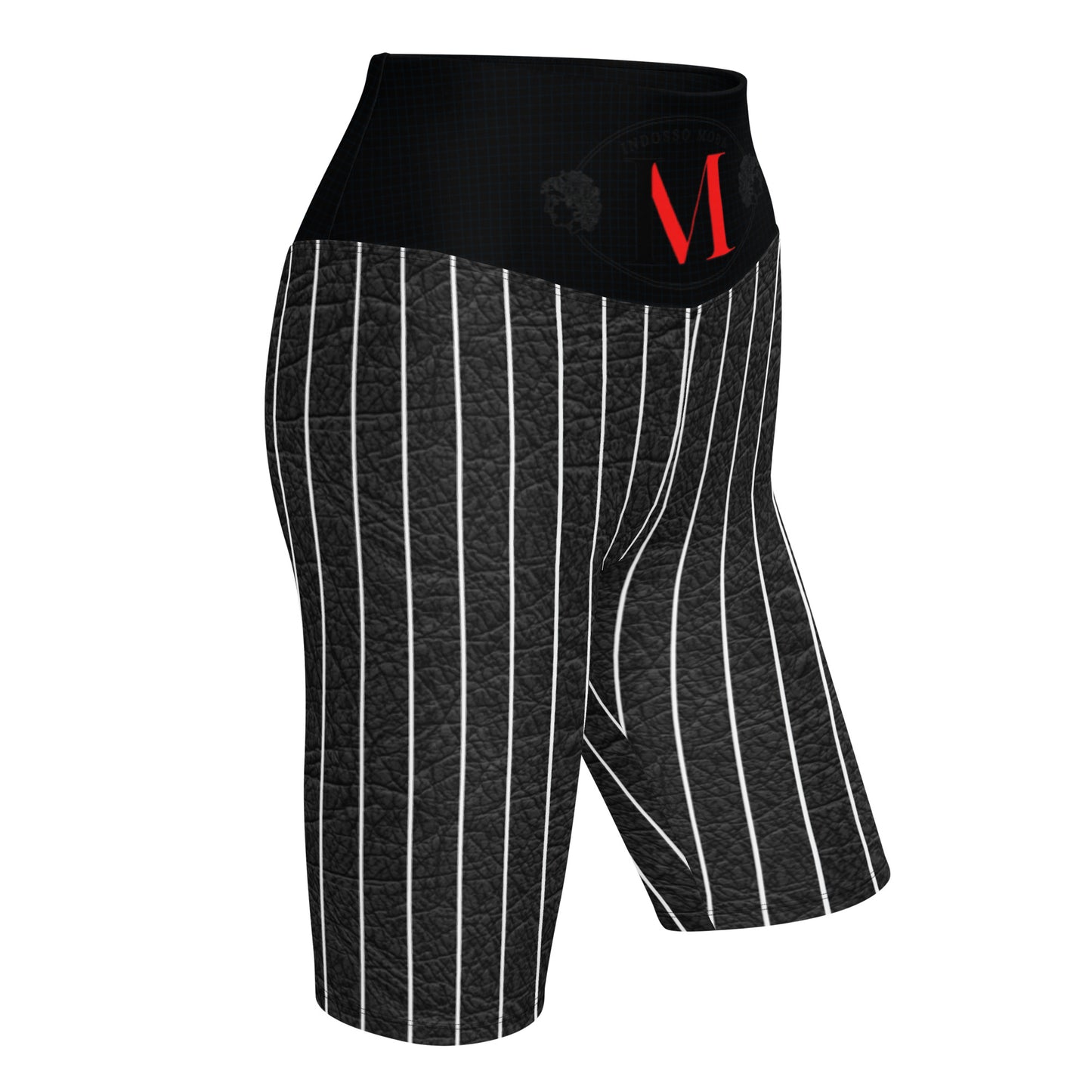 Biker shorts pintstriped men