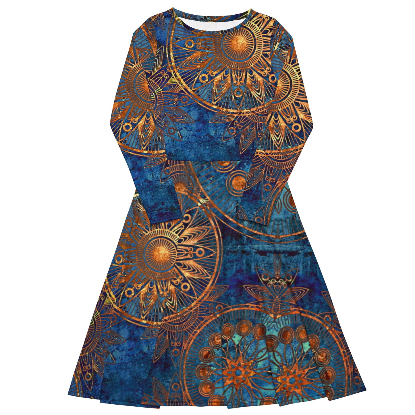Gold Medal Kong Sleeve Midi Dress