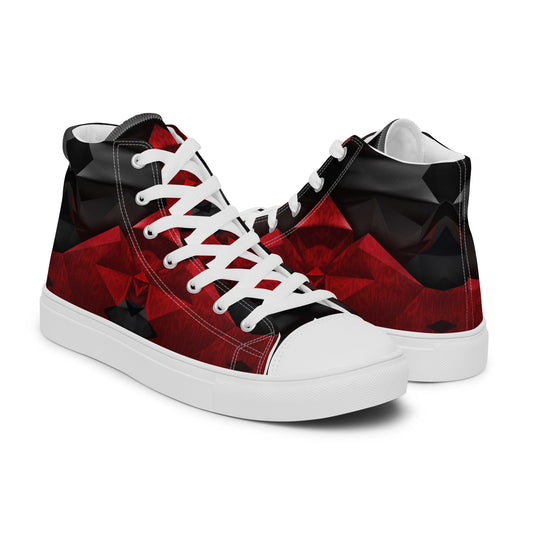 Red Diamonds Men’s Sneakers