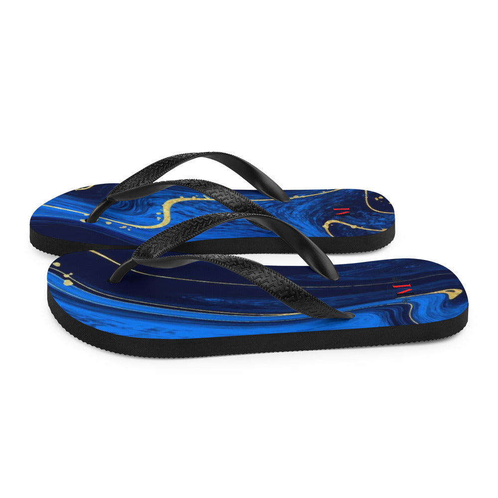 Kintsugi Blue Women's Flip-Flops