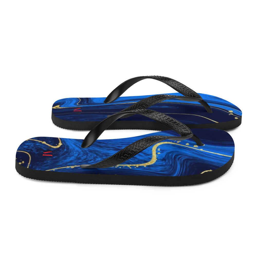 Kintsugi Blue Women's Flip-Flops