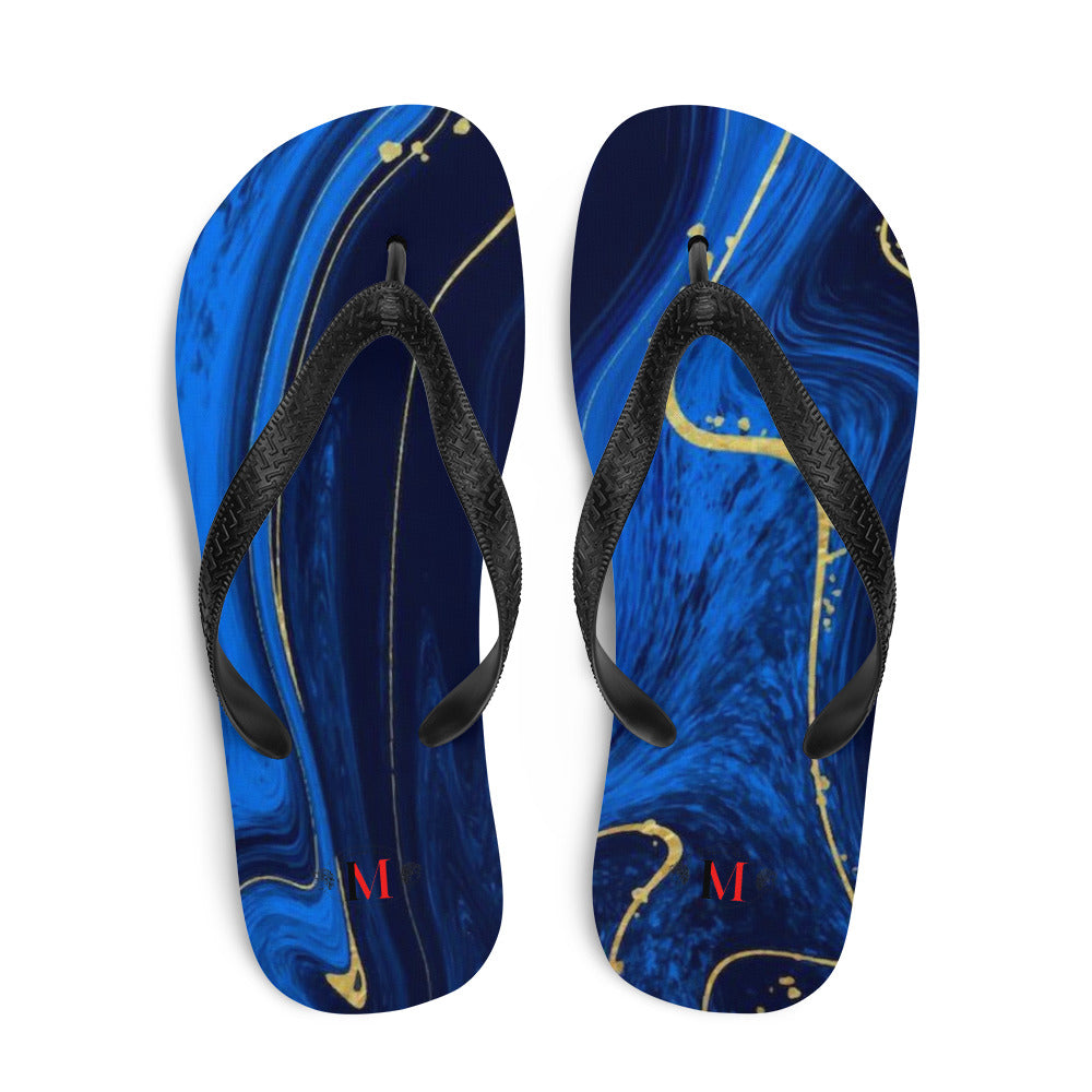 Kintsugi Blue Women's Flip-Flops